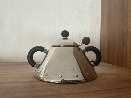 Alessi zuckerdose mit deckel - zuckerdose,