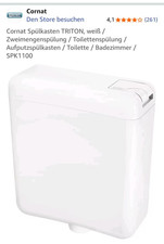 Cornat Spülkasten TRITON, weiß,