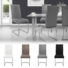 2er/4er/6er Set Esszimmerstuhl Küchenstuhl Stuhl Freischwinger Polsterstuhl