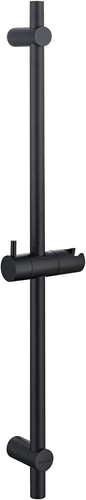 70cm duschstange schwarz - 70cm,