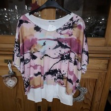 Italia Moda,Gr.Xl,doppel-Tunika,mehrf.abstrakt,neuw 11.11