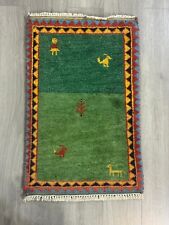 Gabbeh Orientteppich Perserteppich  89 cm x 59 cm 10533