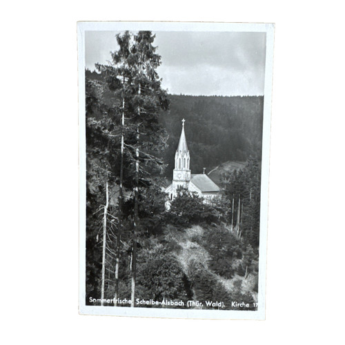 Postkarte scheibe alsbach - postkarte, ak
