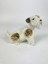Antike Porzellan Figur Fox Terrier 391 K Hund Porzellanfigur Tier Skulptur Alt