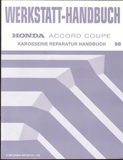 Werkstatthandbuch Reparaturanleitung  HONDA ACCORD COUPE KAROSSERIE REPARATUR 98