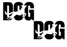 K9 Training 2x Aufkleber