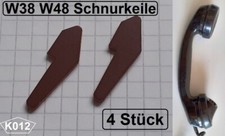 K012)  4x Schnurkeil für altes Bakelit Telefon Telefonhörer W38 W48  0,83€/Stück
