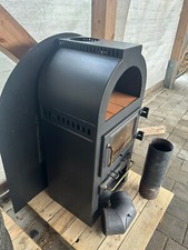 Holzofen, Schwedenofen / Ofen mit Rohre u Bodenplatte, gebraucht