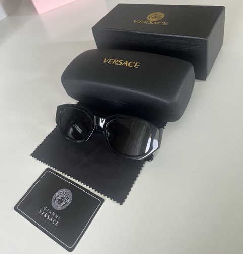 Schwarze sonnenbrille versace - sonnenbrille,