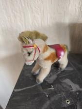 Steiff pony 3750 mit knopf - 3750/12,