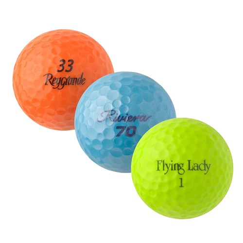 Bunte marken mix golfbälle - bunte,