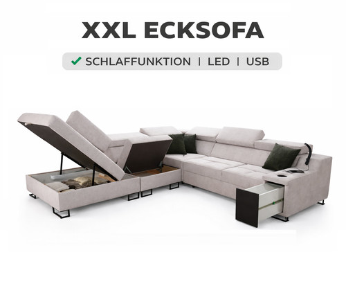 Ecksofa mit schlaffunktion - mit,