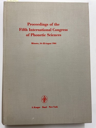 Proceedings the fifth - the,