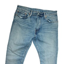 Lev's 512 Slim Taper Herren Jeans W34 L28 Gekurzt Blau Denim