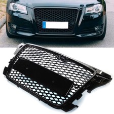 RS3 Optik Wabengrill Kühlergrill Front Grill Schwarz Für 2008-2012 AUDI A3 8P S3