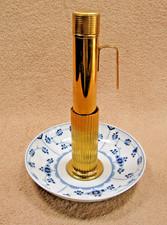 Bierwärmer, Getränkekühler 23k vergold. HÖCHST Amalienburg, Indisch Blau #W1014