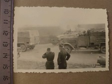 Kolonne LKW/Deutsche Aufklärungseinheit/Foto/2.WK