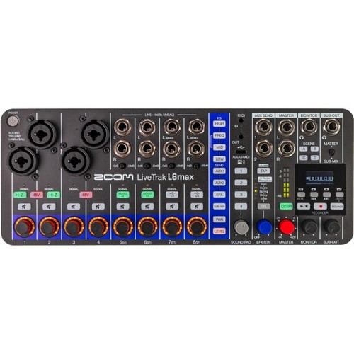 Zoom livetrak l6max channel - zoom,
