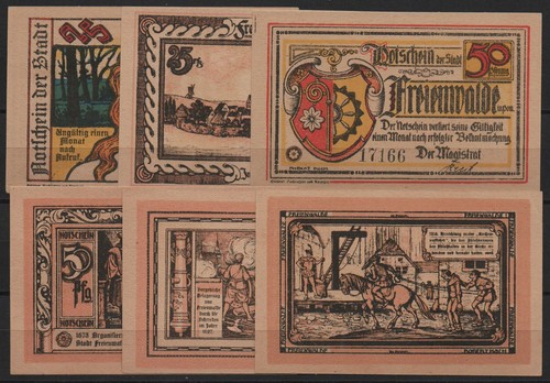 32771 6 x notgeld - [32771],