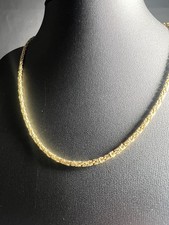Kette Gold 585 14K Königsmuster 45 cm massiv Gelbgold Unisex Vintage