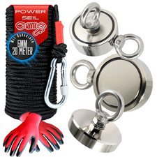 Neodym Magnetfischen Bergemagnet Set mit Seil Angelmagnet Stark Magnet Angeln