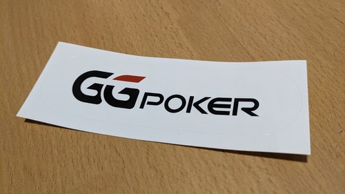 Poker sticker weiß groß - sticker,