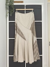 Atemberaubender Per Una Maxirock 12 L Leinen Western Laune Y2K Bauern Boho Hippie