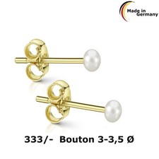 Echt 333 Gold Ohrstecker