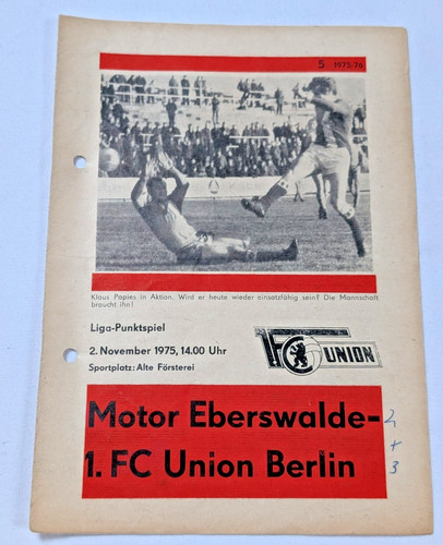 Orig programm fc union - programm, 1.fc