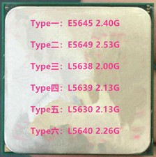 Intel Xeon E5645 E5649 L5638