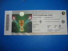 2010 Ticket DFB Pokalfinale FC Bayern München Werder Bremen Eintrittskarte
