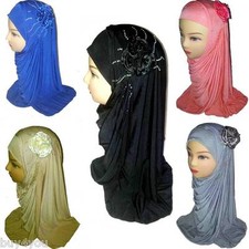 Kopftuch mit Strass Islam Kopfbedeckung Jadeed Muslima Hijab Tuch Khimar Niqab 