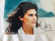 Autogramm Gabriela Sabatini Großphoto 13 cmx18cm Original Unterschrift 