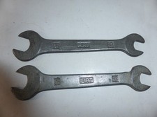 2 alte Original Fiat Bordwerkzeug Maulschlüssel 13, 17mm 50er 60er 70er Jahre?