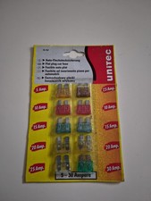 Unitec Flachstecksicherung KFZ Auto Sicherungen Neu Ovp Flachsicherung