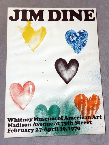Jim dine plakat ausstellung - dine,