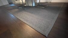 Hochweriger Sisal-Teppich anthrazit (350 x 250 cm)