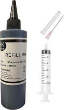250ml Black Refill ink for HP