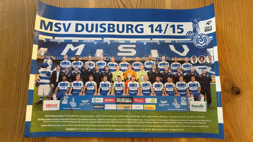 Msv duisburg poster - duisburg,