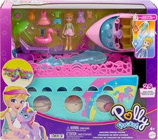 Polly Pocket Einhorn Traum Kreuzfahrtschiff Boot Spielset Brandneu Versiegelt (389)