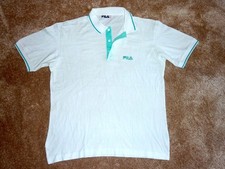 rare FILA BB Boris Becker 1988 / 1989 Tennis Polo shirt D54 / XL - vintage