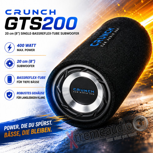 Crunch gts 200 tube subbox - gts-200, tube-subbox