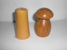 Sammlung 3 DDR Pfeffermühle/Salz & Pfefferstreuer Holz