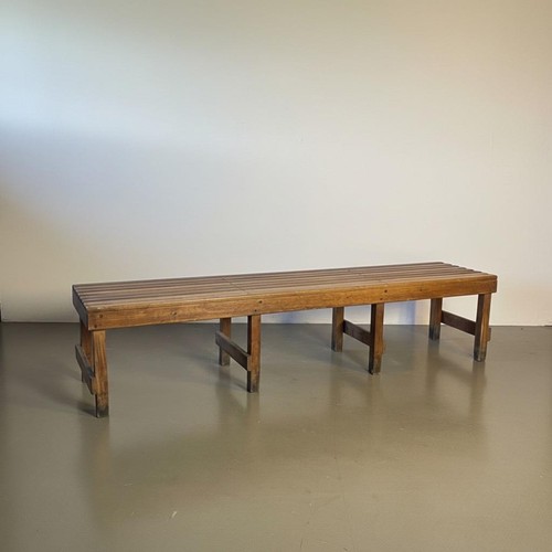 Vintage teak sitzbank - vintage,