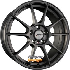 4 Alufelgen AUTEC WIZARD (W) Gunmetal Matt 7,5x17 ET38 5x100 17 Zoll