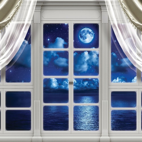 Fensterblick fototapete - fensterblick,