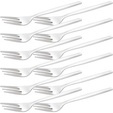 12er Set Kuchengabel Edelstahl