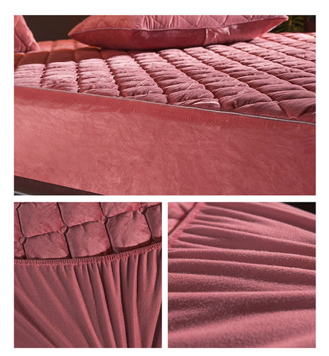 Korallen fleece matratzenbezug - korallen-fleece,