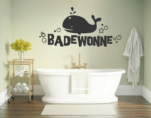 Wandtattoo badezimmer fische - wandtattoo,