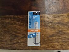 OSRAM/RADIUM Halolux Ceram Halogenlampe B15d 40W klar  KL 64497 NEU & OVP!